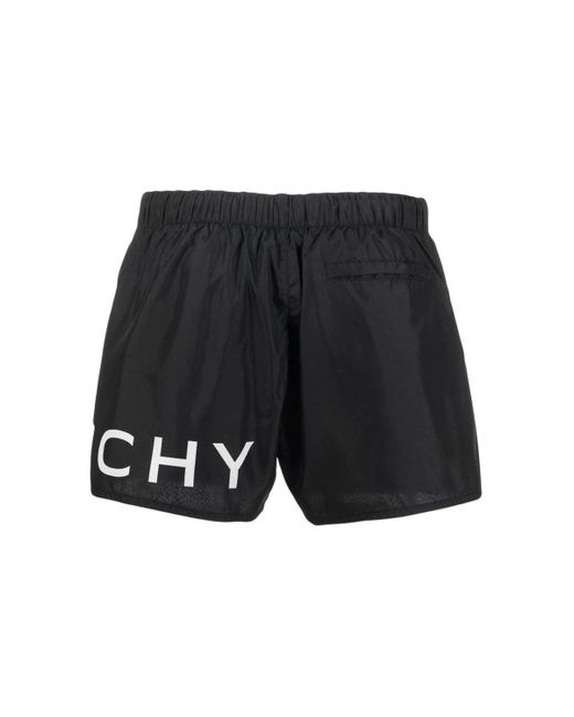 Givenchy Black Branding Swimshorts for men