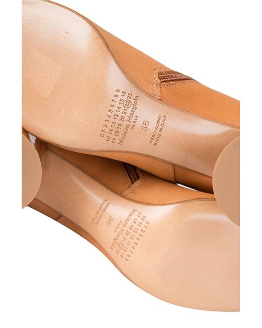 Maison Margiela Brown Off Set Heel