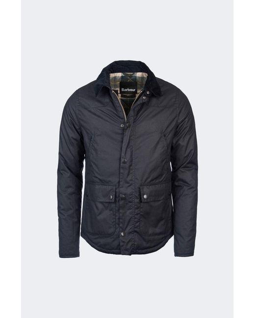 Barbour Blue Reelin Wax Jacket for men