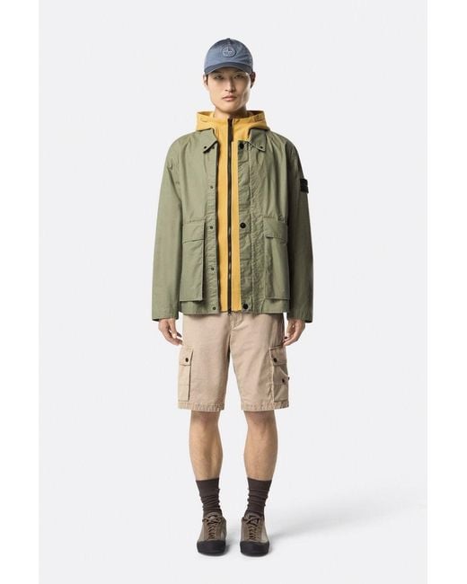 Stone Island Green S0290 Compass Jacket for men