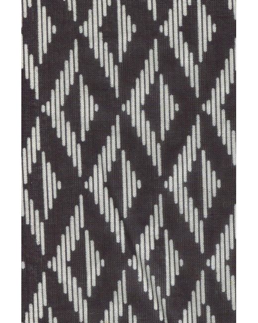 Tom Ford Black Asymmetrical Rhombus Scarf for men