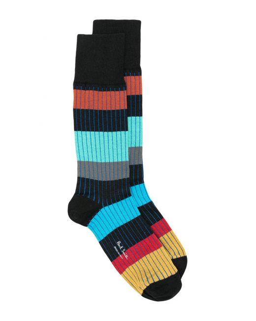 Paul Smith Blue Errol Stripe Socks