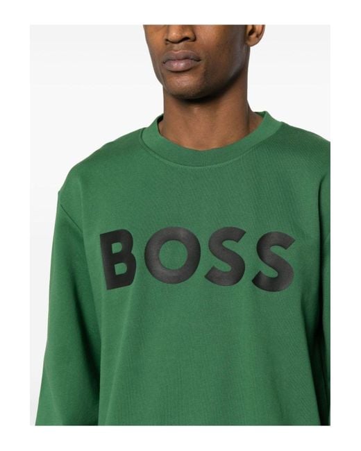 Hugo boss shop green sweatshirt
