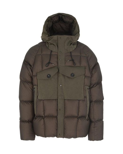 C P Company Brown Down Jacket for men