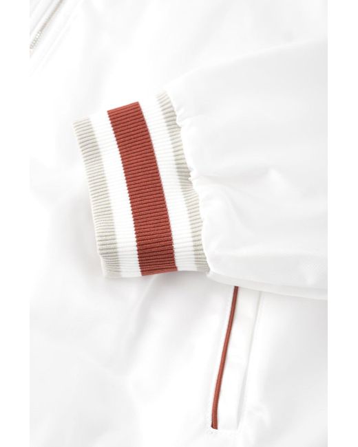 Givenchy White Bomber Jacket With Logo for men
