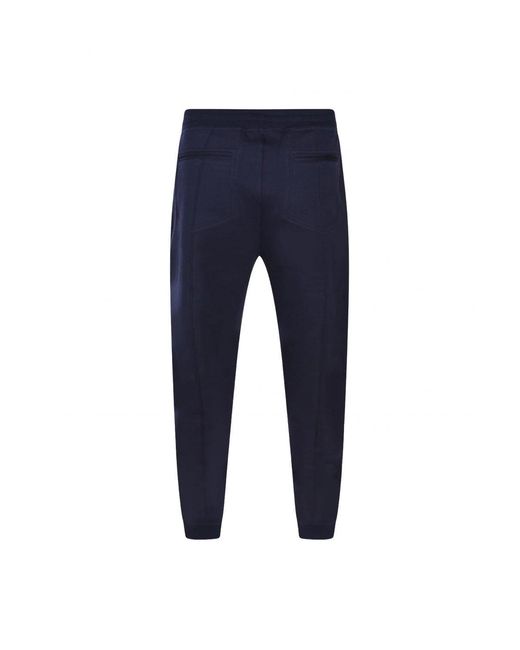 Brunello Cucinelli Blue Cuffed JOGGERS for men
