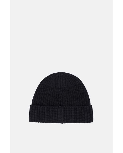 Stone Island Black Patch Logo N100012 Hat for men