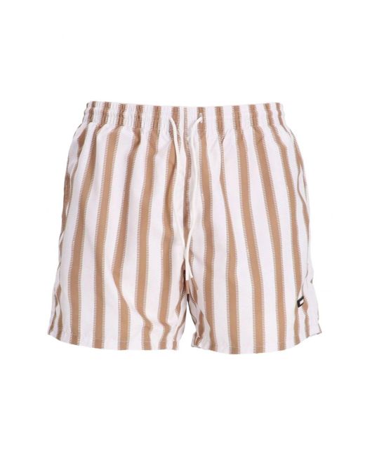 Boss Pink Piranha Swimshorts for men