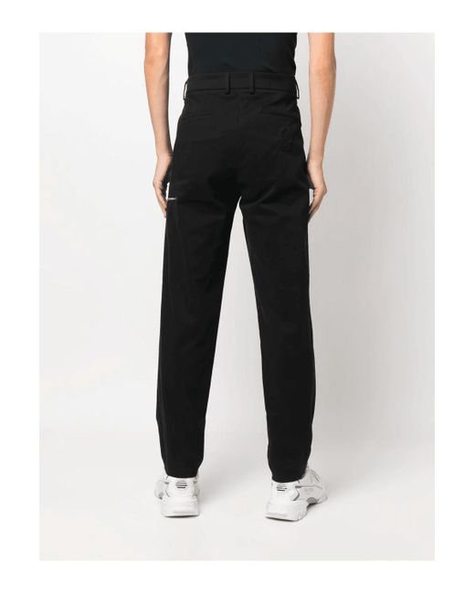 Moncler Black Cotton Trousers for men