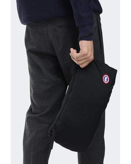 Canada Goose Black Lodge Hooded Jacket for men