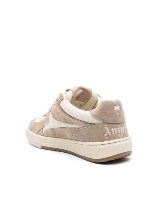Palm Angels Multicolor University Low Top Auth Suede Sneakers