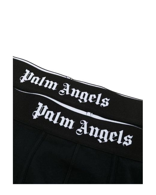 Palm Angels Black Bb Boxer Bipack for men
