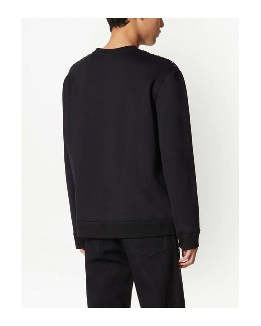Valentino Black Untitled Sweatshirt for men