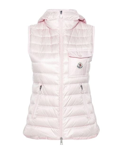 Moncler Pink Glygos Vest