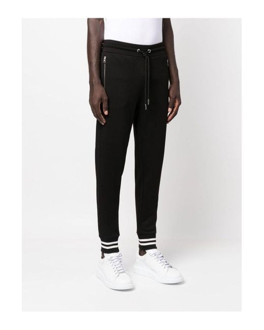 Moncler Black Cuffed Joggers for men