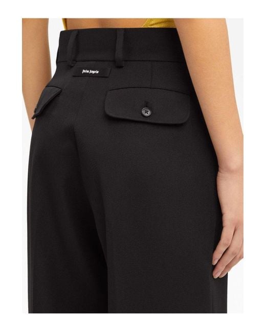 Palm Angels Black Suit Pants for men