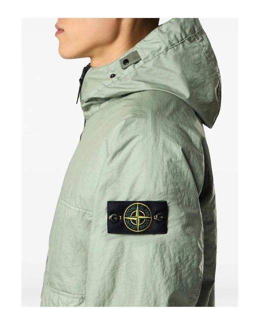 Stone Island Green S0a21 Compass Jacket for men