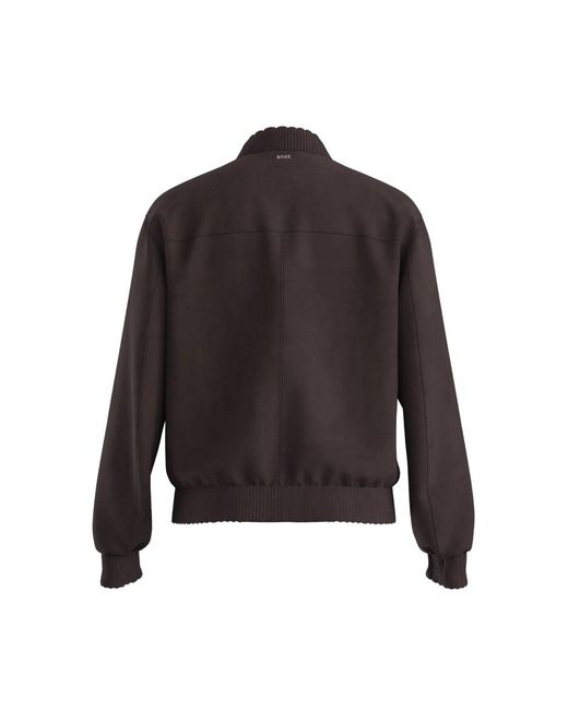 Boss Black H Muller Leather Jacket for men