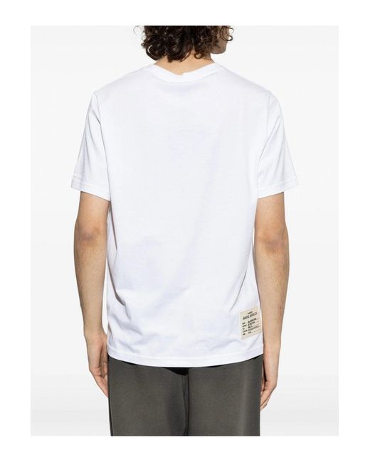 Moose Knuckles White Tandem T Shirt for men