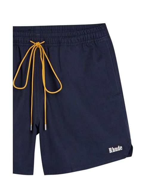 Rhude Blue Moonlight Classic Shorts for men