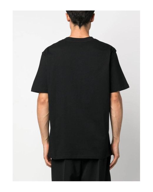 Balmain Black Pierre Label T-shirt for men