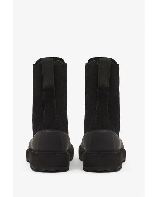 Stone Island Black Hiking Boots for men