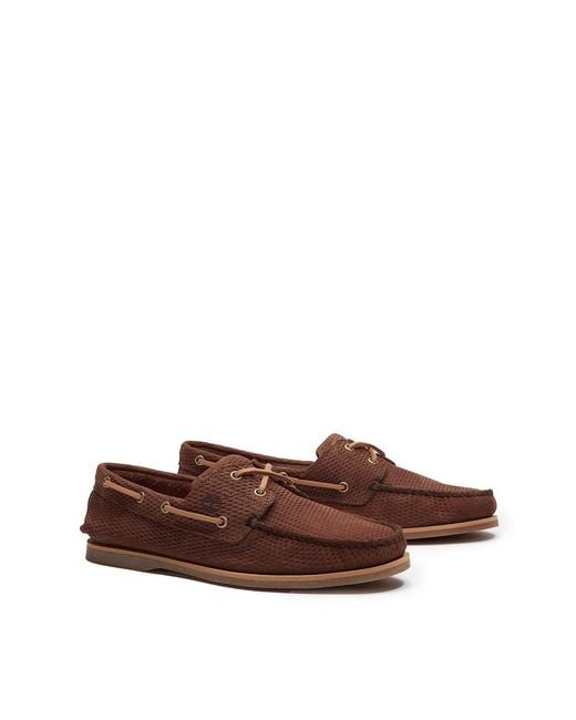 Timberland Brown Lake House Classic 2-eye Boat Shoe for men