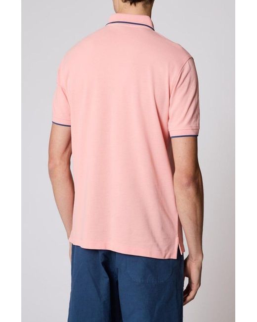 Paul Smith Blue Ps Regular Fit Zebra Polo for men