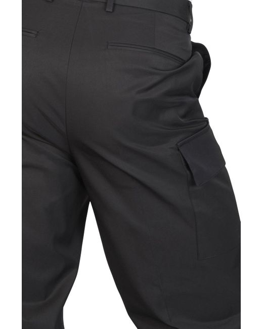 Valentino Black Cotton Trousers for men