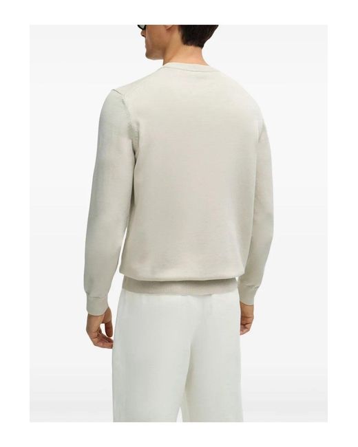 Boss White Pacas L Sweater for men