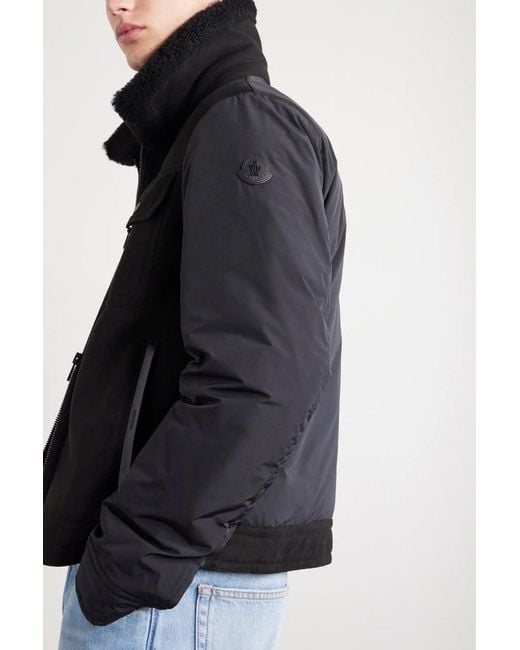 Moncler Black Zerique Jacket for men