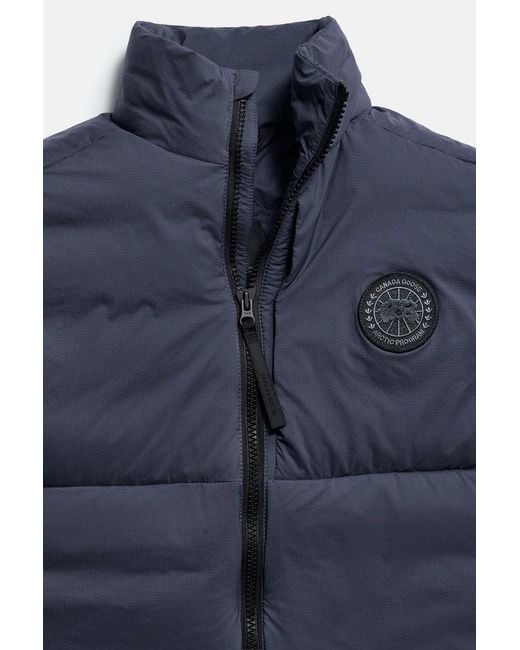 Canada Goose Blue Lodge Gilet Black Disc for men
