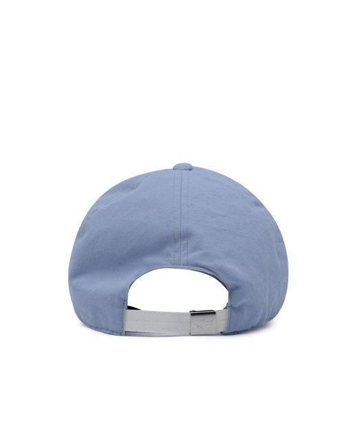 Paul & Shark Blue Shark Badge Light Cotton Baseball Cap for men