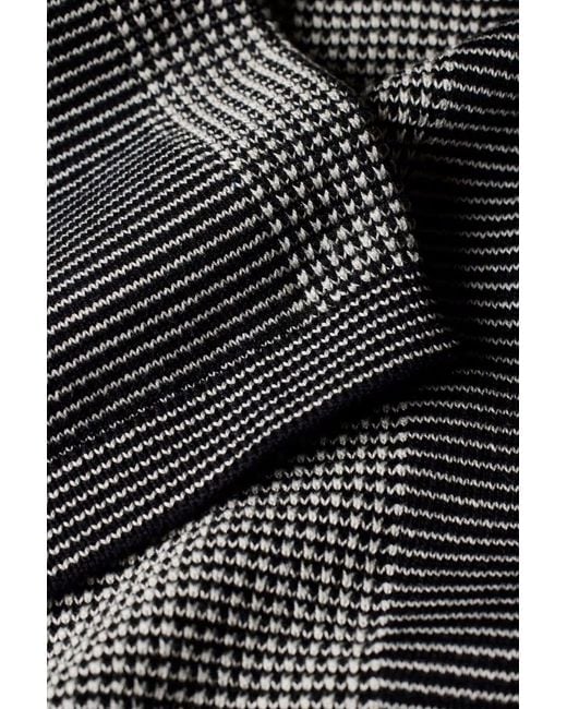 Paul Smith Gray Knitted Stripe T Shirt for men
