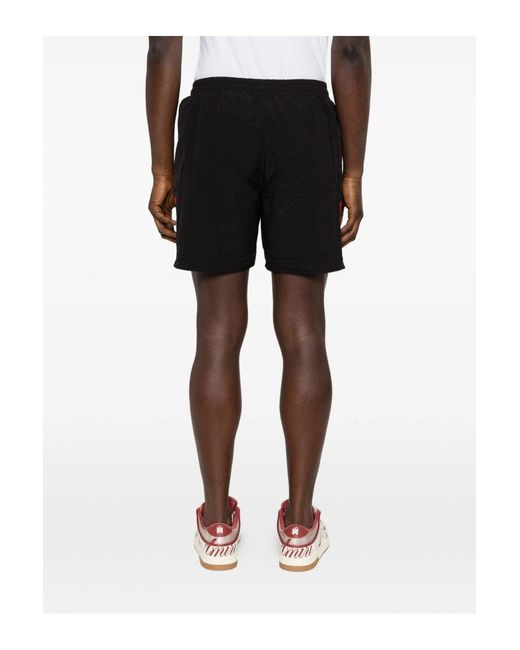 Rhude Black Moonlight Logo Shorts for men