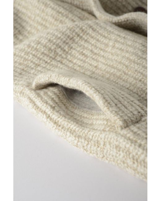 Brunello Cucinelli Natural Double Breast Cardigan for men