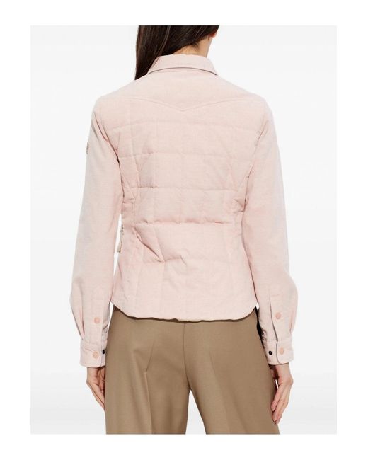 Moncler Pink Nangy Shirt Jacket