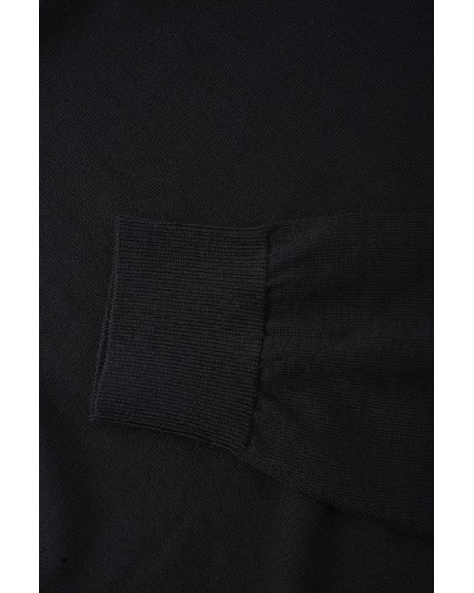 Givenchy Black Branded Wool Sweater for men