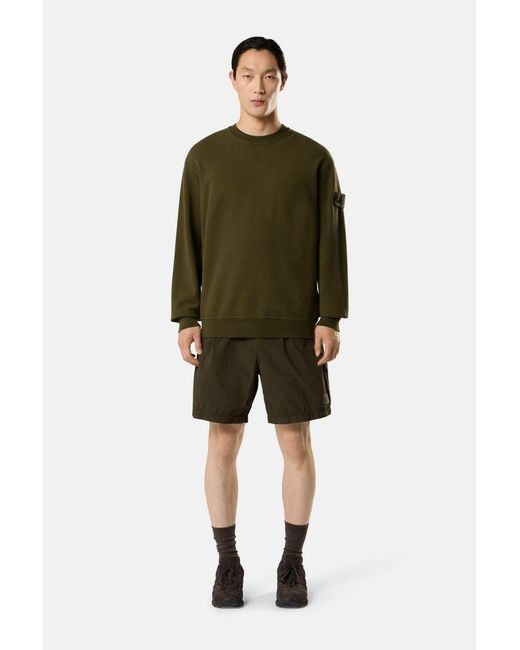 Stone Island Green Ghost B100002 Shorts for men
