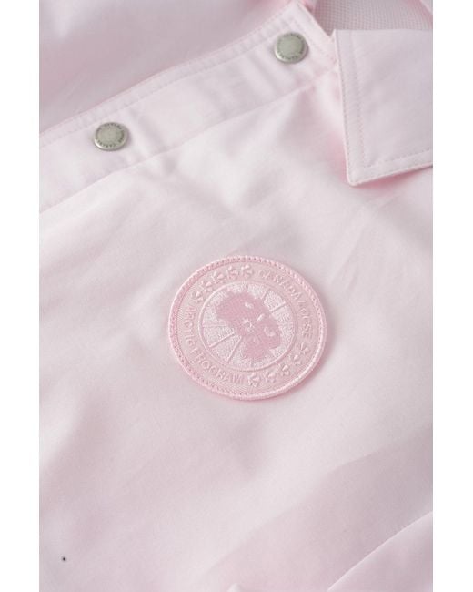 Canada Goose Pink Multicolor Recycled Polyamide Coat