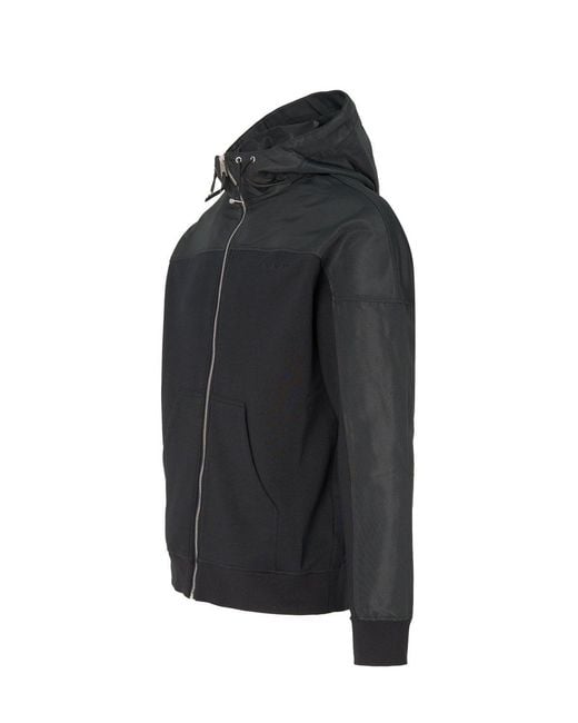 Givenchy Black Branded Windbreaker for men