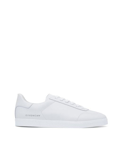 Givenchy White Town Leather Sneakers for men