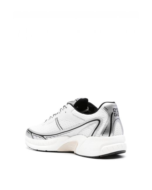 Givenchy White New 4 G Runner Sneakers for men