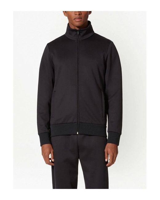Valentino Black Untitled Track Top for men