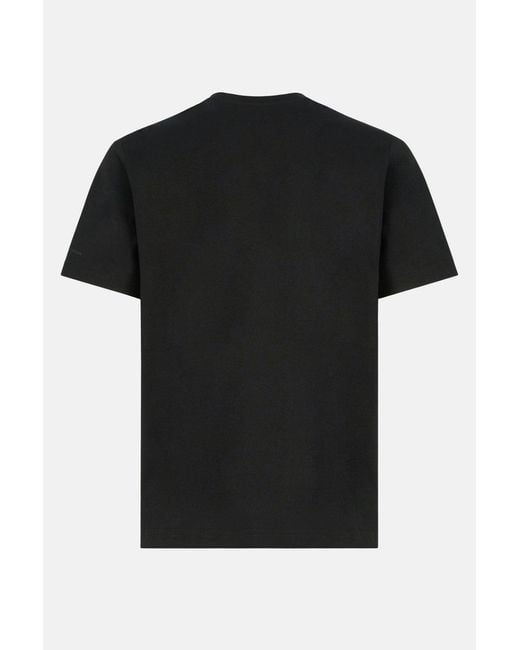 Moose Knuckles Black Leo Logo T Shirt for men