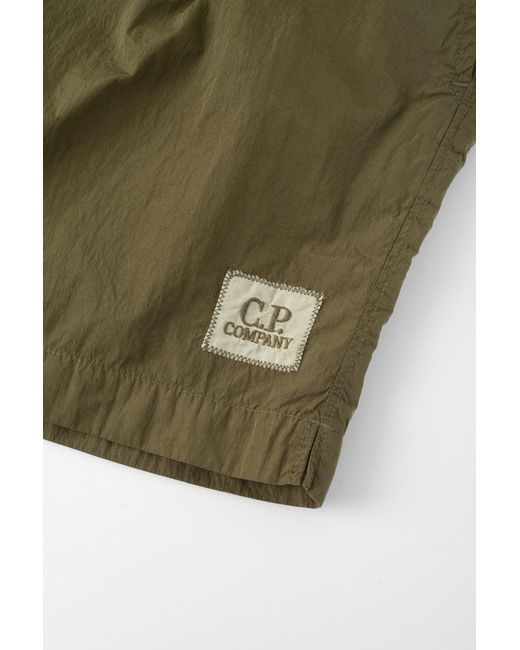 C P Company Green Eco Chrome R Swimshorts for men