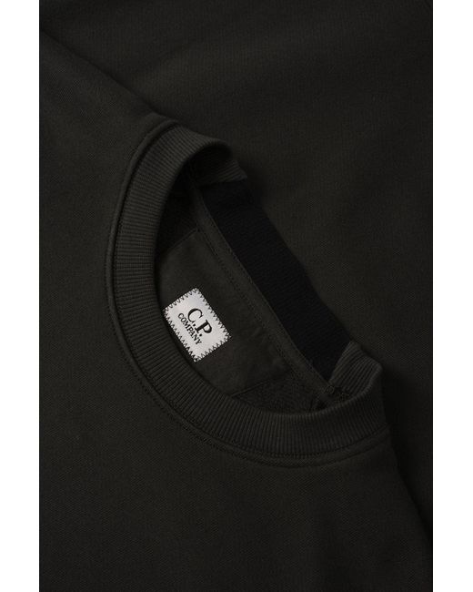 C P Company Gray Diagonal Raised Lens Sweatshirt for men