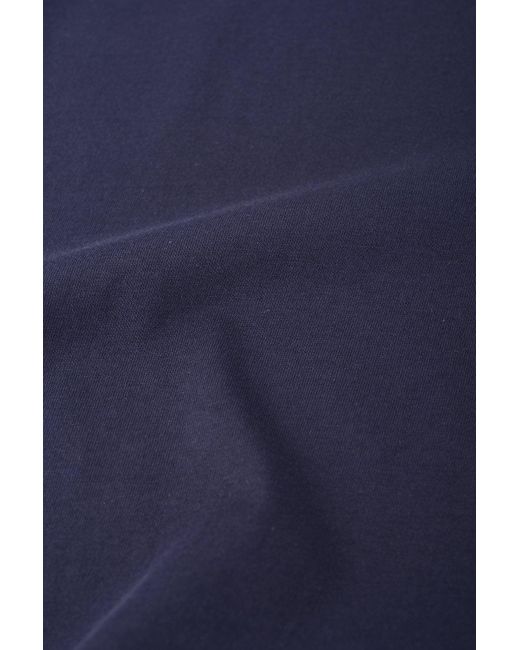Balmain Blue Stitch Collar T Shirt Straight Fit