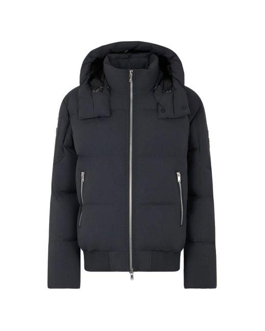 Moose Knuckles Black Everest Bomber for men