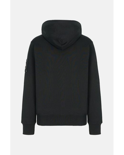 Moose Knuckles Black Hartsfield Hooded Top for men